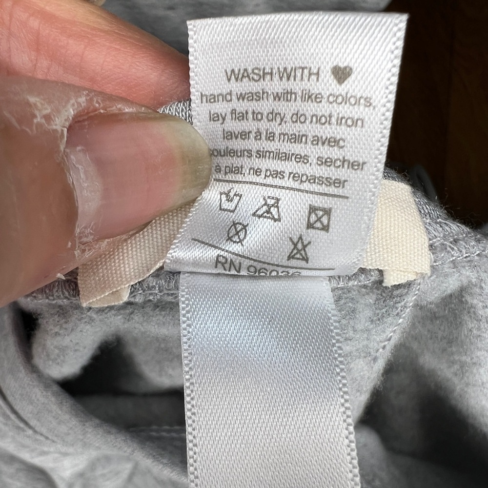 Eberjey Heather gray long sleeve lounge top size L - Picture 3 of 5